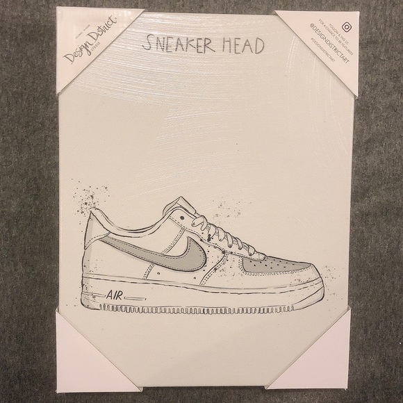 Designer District Other - Sneaker Head Canvas Wall Art